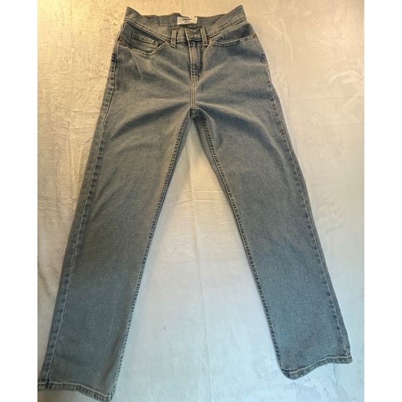 Denizen Levi's '90s Loose Straight Jeans Women's Size 4 Light Wash Denim Casual - Picture 1 of 10